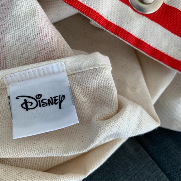 ⭐️ Vintage Design Mickey and Minnie Canvas Tote Beach Bag - Picture 5 of 8